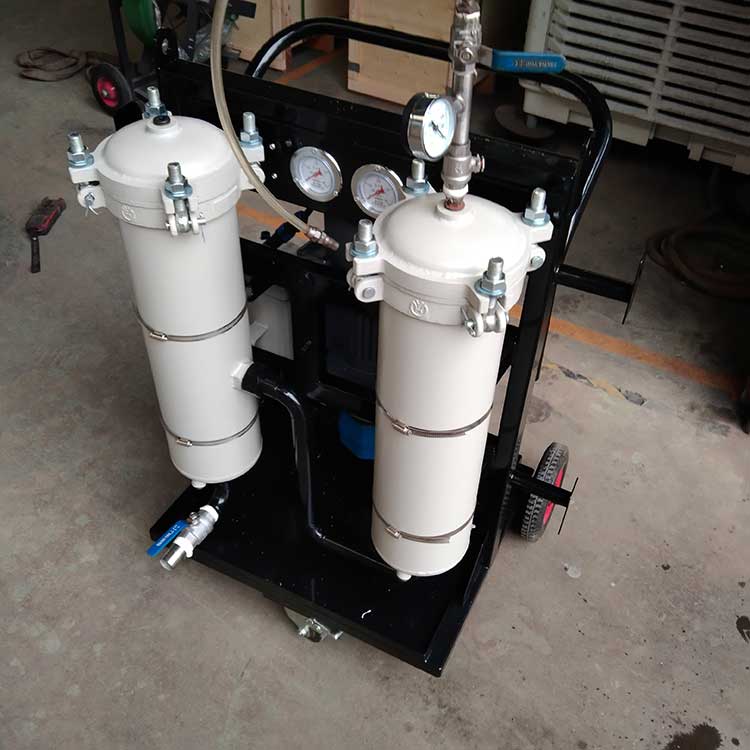 華豫生產供應雙筒過濾精密濾油機 濾油小車