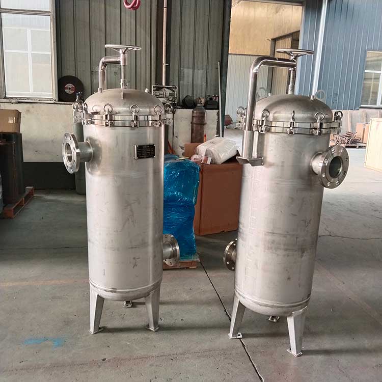 華豫供應三袋Φ450袋式過濾器 殼體材質304