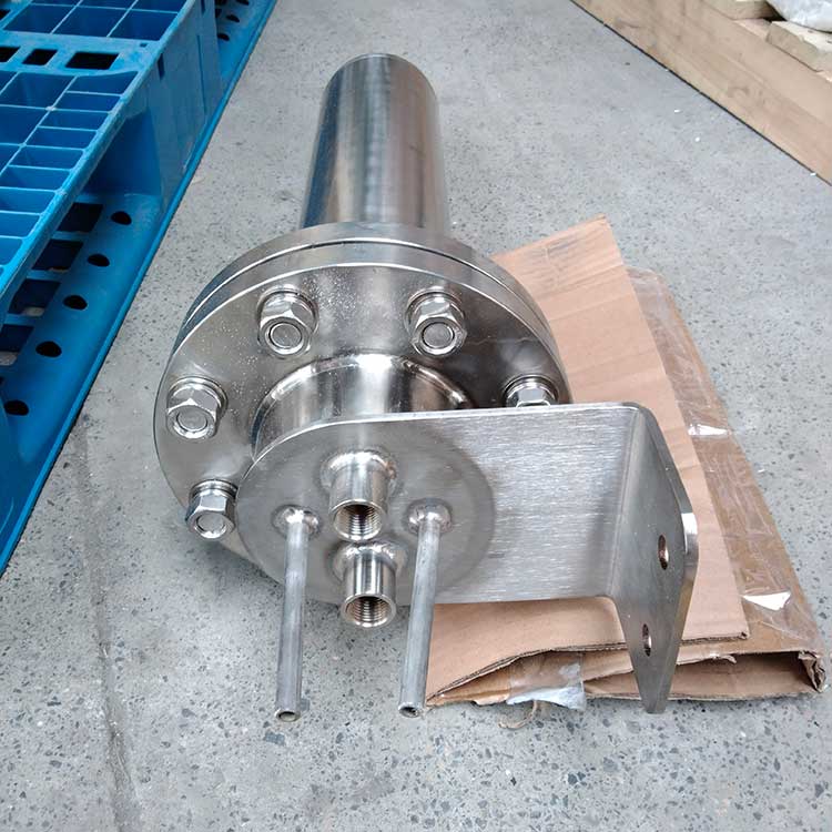 華豫供應不銹鋼殼體盤管冷卻器 液體降溫 螺紋連接